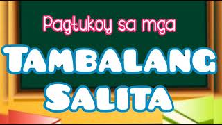 TAMBALANG SALITA Teacher ANNE ALFARO [upl. by Asyen]