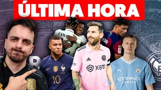 🚨¡ÚLTIMA HORA HAALAND MEJOR JUGADOR del AÑO y MESSI está en el PODIO · REGRESO de PEDRI y VINICIUS [upl. by Greenwald]