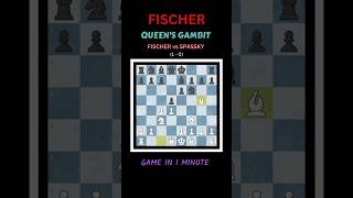 Bobby Fischer vs Boris Spassky Game  6 World Championship 1972 chess fischer spassky [upl. by Faxan767]