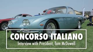 Concorso Italiano President Tom McDowell [upl. by Gatian]