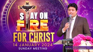 SUNDAY MEETING SPIRITUAL FEAST WEEK5 14012024  Ankur Narula Ministries [upl. by Ailam]