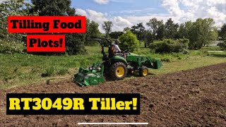 33 Creating the Ultimate Food Plot John Deere 2025R and Frontier RT3049R Tiller in Action [upl. by Annaig]