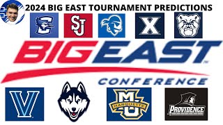 2024 Big East Tournament Predictions [upl. by Dlarej]