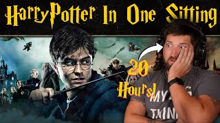 I watched the entire HARRY POTTER SERIES IN ONE SITTING [upl. by Kutzenco]