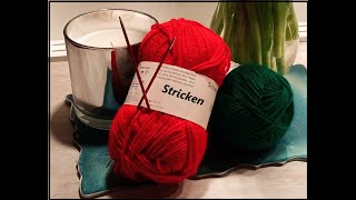 Borde stricken🍃 Blätter  Kranz [upl. by Lindblad]