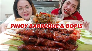 PINOY BARBEQUE AT BOPIS MUKBANG  PINOY MUKBANG [upl. by Niwdog]