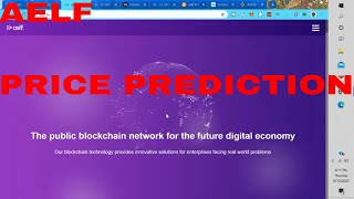 Aelf Price Prediction 2020 2025 SashimiSwap Defi Aelf Crypto Blockchain Defi [upl. by Ise]