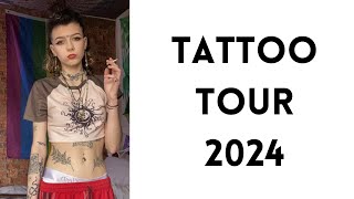 UPDATED TATTOO TOUR 2024 Spiritual nature designs  Biddle [upl. by Auqenwahs]