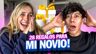 28 REGALOS PARA SUS 28 AÑOS😱🎁  SORPRESA A MI NOVIO FT Sonrixs kimrixs [upl. by Irish]