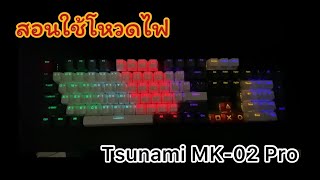 สอนใช้โหมดไฟ  Tsunami MK02 PRO [upl. by Gurolinick]