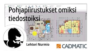 Pohjapiirustukset omiksi tiedostoiksi  CADMATIC Electrical 2024 [upl. by Michel]