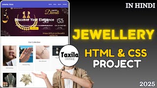 html css projects for beginners  how to make a website using html and css  html css project hindi [upl. by Damali]