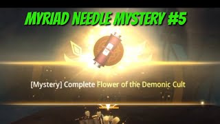 MIR4 quotFlower of the Demonic Cultquot 5th Myriad Needle Mystery How to unlock 5th myriad needle [upl. by Hsaniva]