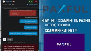 Scammed On Paxful Heres What To Watch Out For  Bitcoin Trading Scams On Paxful [upl. by Dreyer]