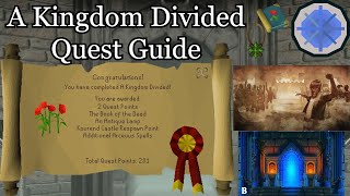 A Kingdom Divided OSRS Quest Guide [upl. by Etnor109]