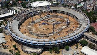 Antes e depois Maracanã [upl. by Jerrilee]