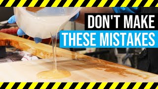 AVOID THESE 9 EPOXY POUR MISTAKES [upl. by Nhguaved849]