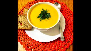 Soupe à la courge butternut rôtie الكابويا حساء يقطين تفحم  Best Roasted butternut squash soup [upl. by Hance452]