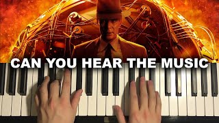 How To Play  Can You Hear The Music Piano Tutorial Lesson  from OPPENHEIMER [upl. by Anaugal]