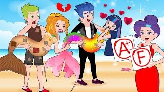 Princess Dress Up My Friend is a Mermaid Hilarious Cartoon Animation [upl. by Errot751]