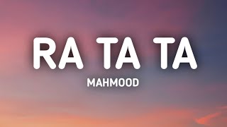 Mahmood  RA TA TA TestoLyrics Male Version [upl. by Ymma]