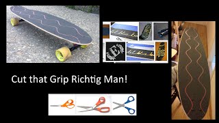 Griptape Designs für das Longboard Schneiden [upl. by Bea]