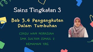 Sains Tingkatan 3Bab 34 Pengangkutan dalam Tumbuhan [upl. by Veator787]