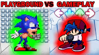 FNF Character Test  gameplay VS playground  VS Faker Boyfriend Spongebob Pibby Dorkly Sonic [upl. by Nerrad]