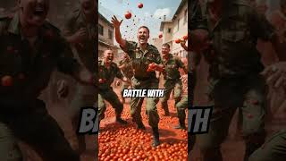 The Great Tomato Battle of World War II shorts history ww2 trending shortsviral [upl. by Yelrah]