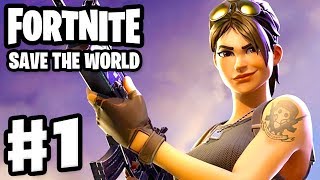 Fortnite Save the World  Gameplay Walkthrough Part 1  Stonewood PC [upl. by Norag745]