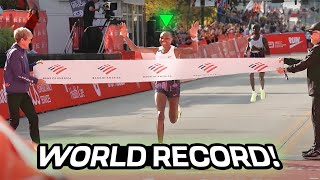 Ruth Chepngetichs RecordBreaking Marathon Victory in Chicago [upl. by Rutherfurd]