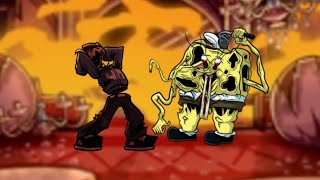 FNF MASHUP Tabi vs Meatcanyon SpongeBob Genocide x Satisfaction [upl. by O'Mahony]