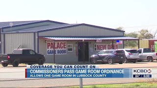 Lubbock County Commissioners approve game room ordinance [upl. by Moir]