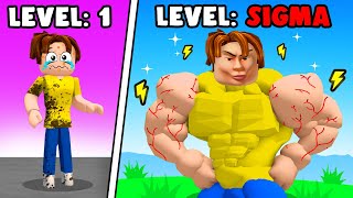 From NERD To SIGMA MALE In Roblox Mewing Simulator [upl. by Enid]