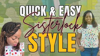 Quick amp Easy Sisterlock Style [upl. by Worrell]