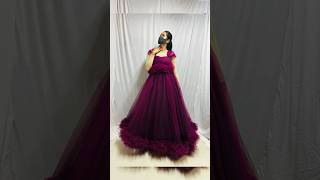 Ruffle gown song bollywood fashiondesigner fashiongown dress gowncollection trending viral [upl. by Baxie]