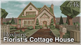 Bloxburg  Florists Cottage House Speedbuild exterior [upl. by Aschim]