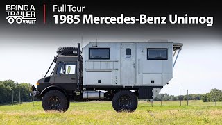 1985 MercedesBenz Unimog U1300L Camper Conversion Full Tour  Bring a Trailer [upl. by Uyerta]