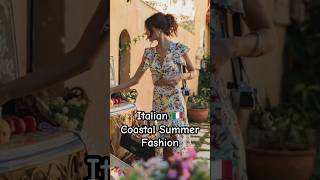 Italian Coastal Summer Fashion fashionover40 summerfashion italianfashion style [upl. by Nosde]