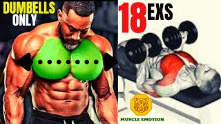 18 BEST CHEST EXERCISES WITH DUMBELLS  MUSCULATION PECS AVEC HALTERES [upl. by Hacceber198]