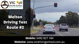 Melton Driving Test Route 2  VIC Driving School [upl. by Onirefes]