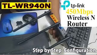 How to Setup TPLink Router Model TLWR940N Step by Step [upl. by Johannah733]