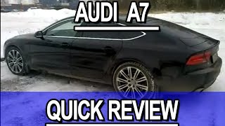 Audi A7 28 2011 quick review [upl. by Sig]