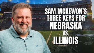 Sam McKewons three keys for No 22 Nebraska football vs No 24 Illinois [upl. by Novyar173]