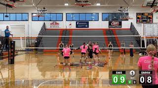 SMNW vs Shawnee Mission South 102124 Dig Pink Tourney [upl. by Ignacius]