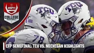 Fiesta Bowl TCU Horned Frogs vs Michigan Wolverines  College Football Playoff [upl. by Nylidnarb]