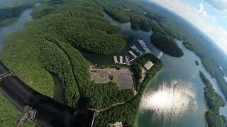 S300 H269B N9361F over Grove Marina at Laurel Lake [upl. by Ademla336]