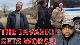 Illegal Immigrant WARNS Journalist Soon You’re Going To Know Who I Am As Migrant BRAWLS BREAKOUT [upl. by Hitoshi]