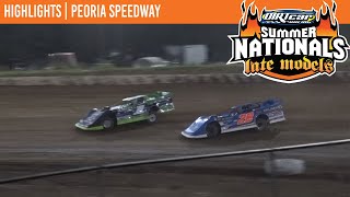 DIRTcar Summer Nationals Late Models  Peoria Speedway  June 12 2024  HIGHLIGHTS [upl. by Harrietta]