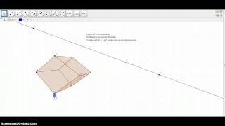 Perspektiv i Geogebra 3D [upl. by Annairt]